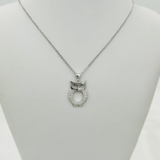 Z1811NL Owl Necklace 18"