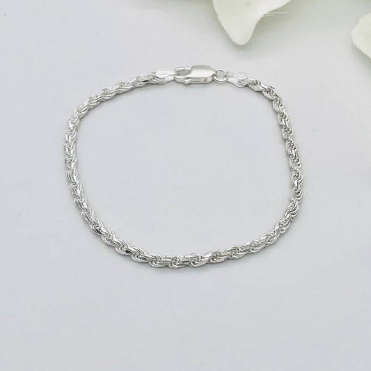 S861BL Rope Bracelet 3mm. X 8"