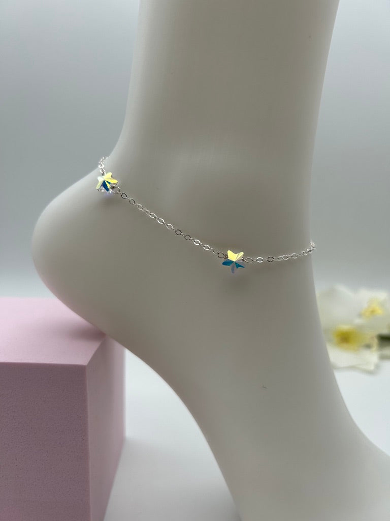 C1061 SW Stars Anklet 10"
