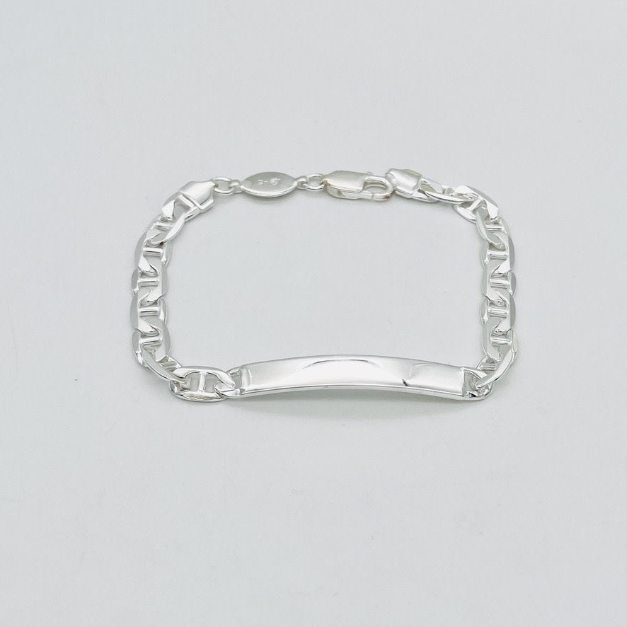 S1653BL Marina ID Bracelet 6.7mm. X 7"
