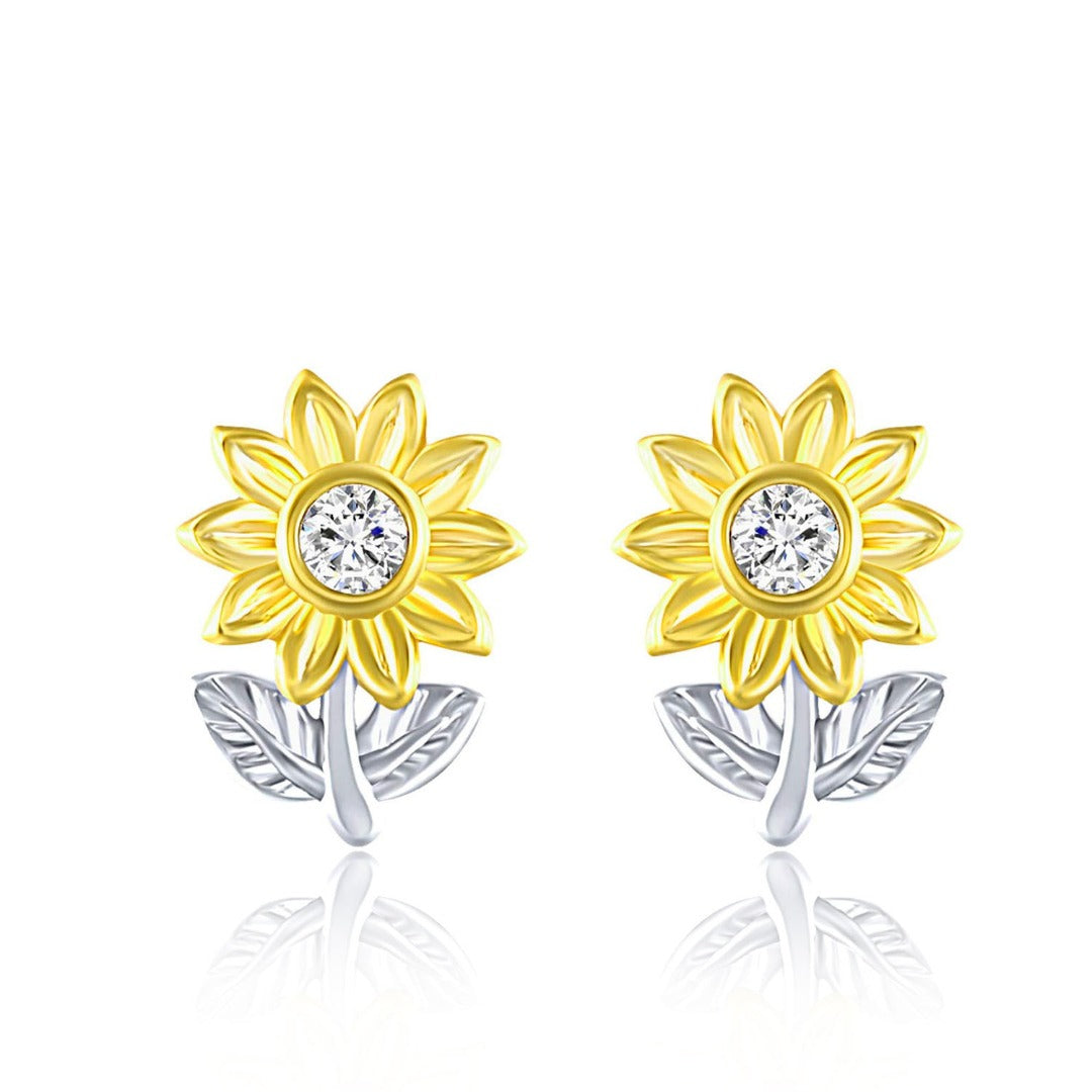 Z1798 Sunflower Earrings