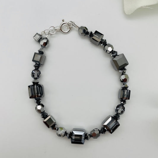 C1245SW Black Bracelet 8"