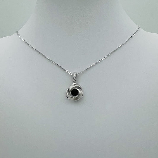 Z1636 Black Necklace 17"