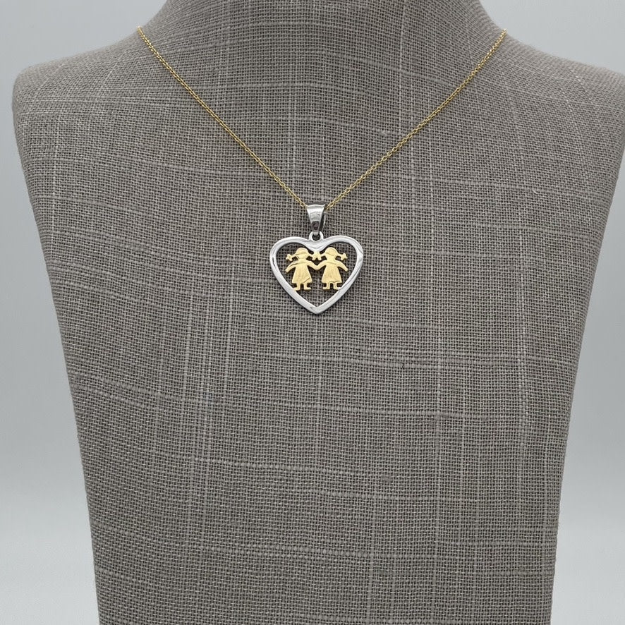 SS1131NL Gold Plated Girls Necklace 26"