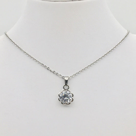 SS1226NL Flower Necklace 18"
