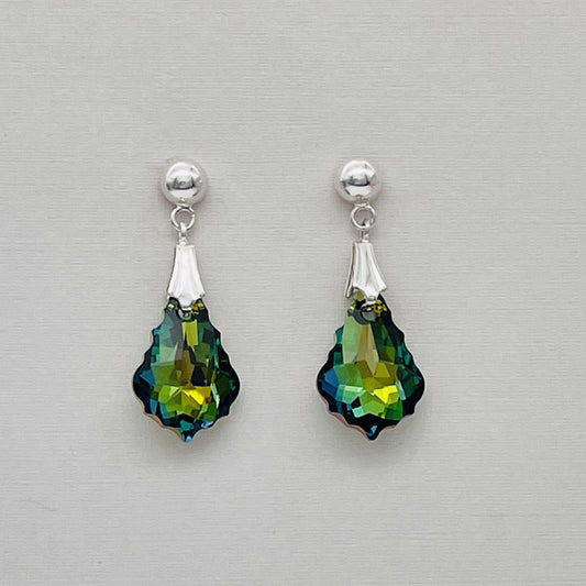 C1278SW Green Earrings