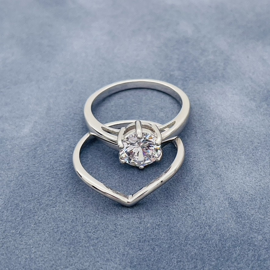 Z1653R Wedding Set Rings