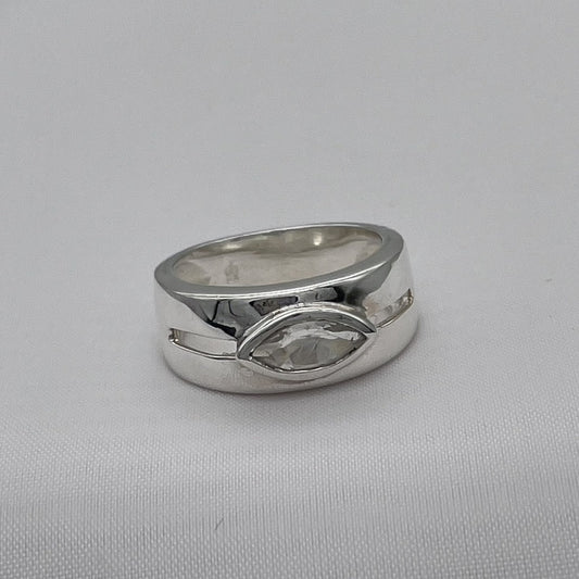 St1765 Rock Crystal Ring #5 Final sale