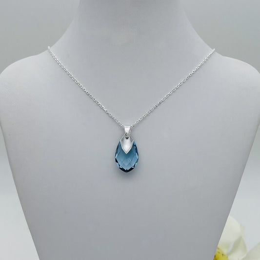 C1329SW Blue Necklace 18"