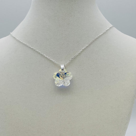 C1274SW Flower Necklace 18"
