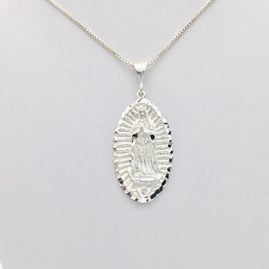 S1467P Virgin Mary Pendant  46x20mm.