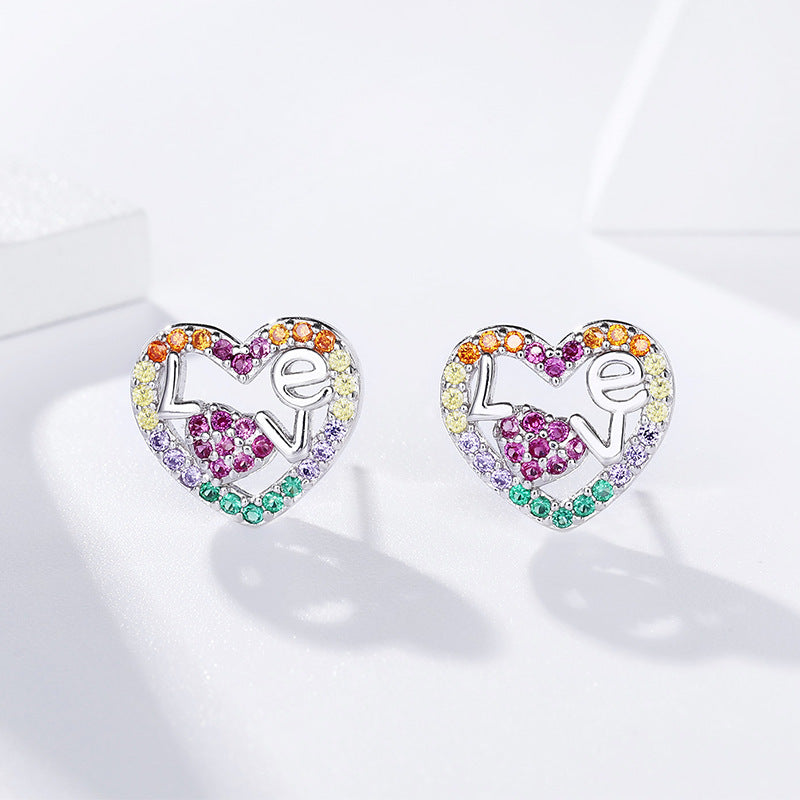 Z1801 Love Heart Earrings