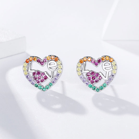 Z1801 Love Heart Earrings