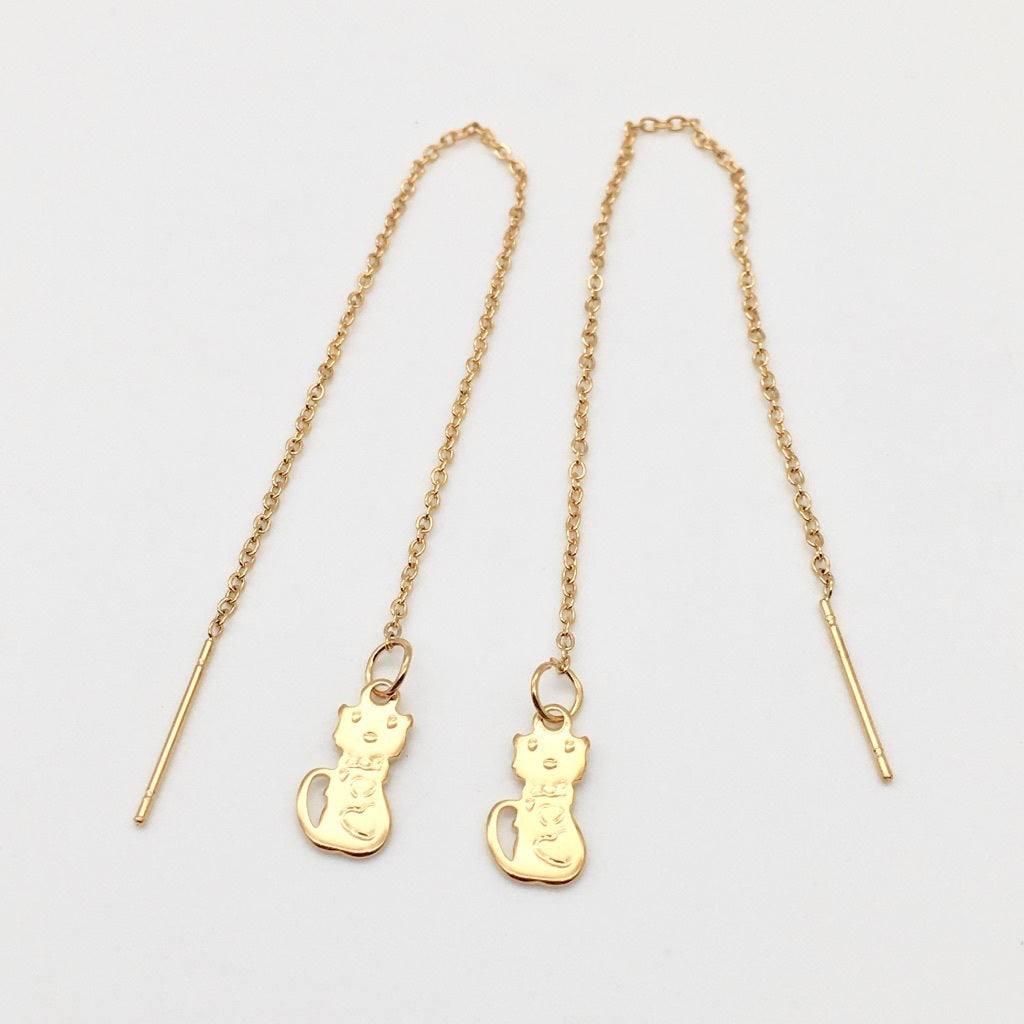 SS1362 Cats Thread Earrings