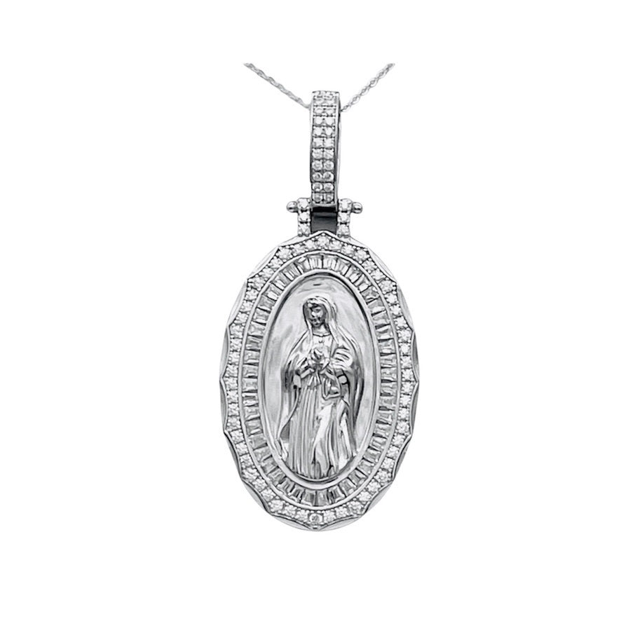 Z1565P Mother Mary Pendant 65mm