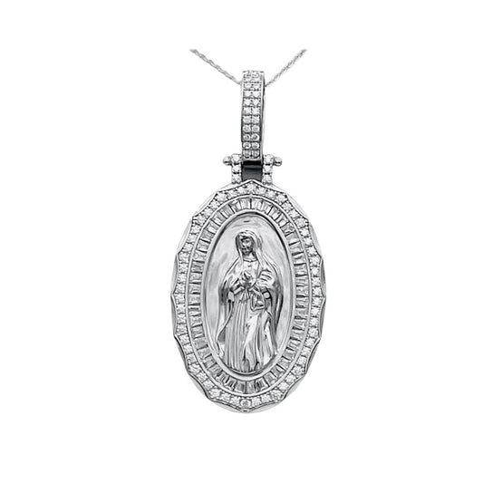 Z1565P Mother Mary Pendant 65mm