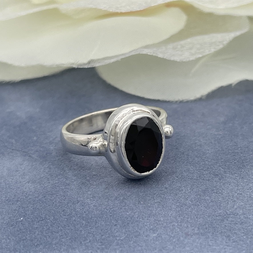 ST1654 Amethyst Ring #8.5