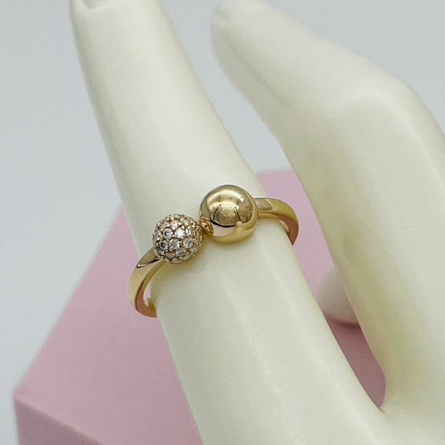 14KG257R 14K gold & Moissanite Ring #7