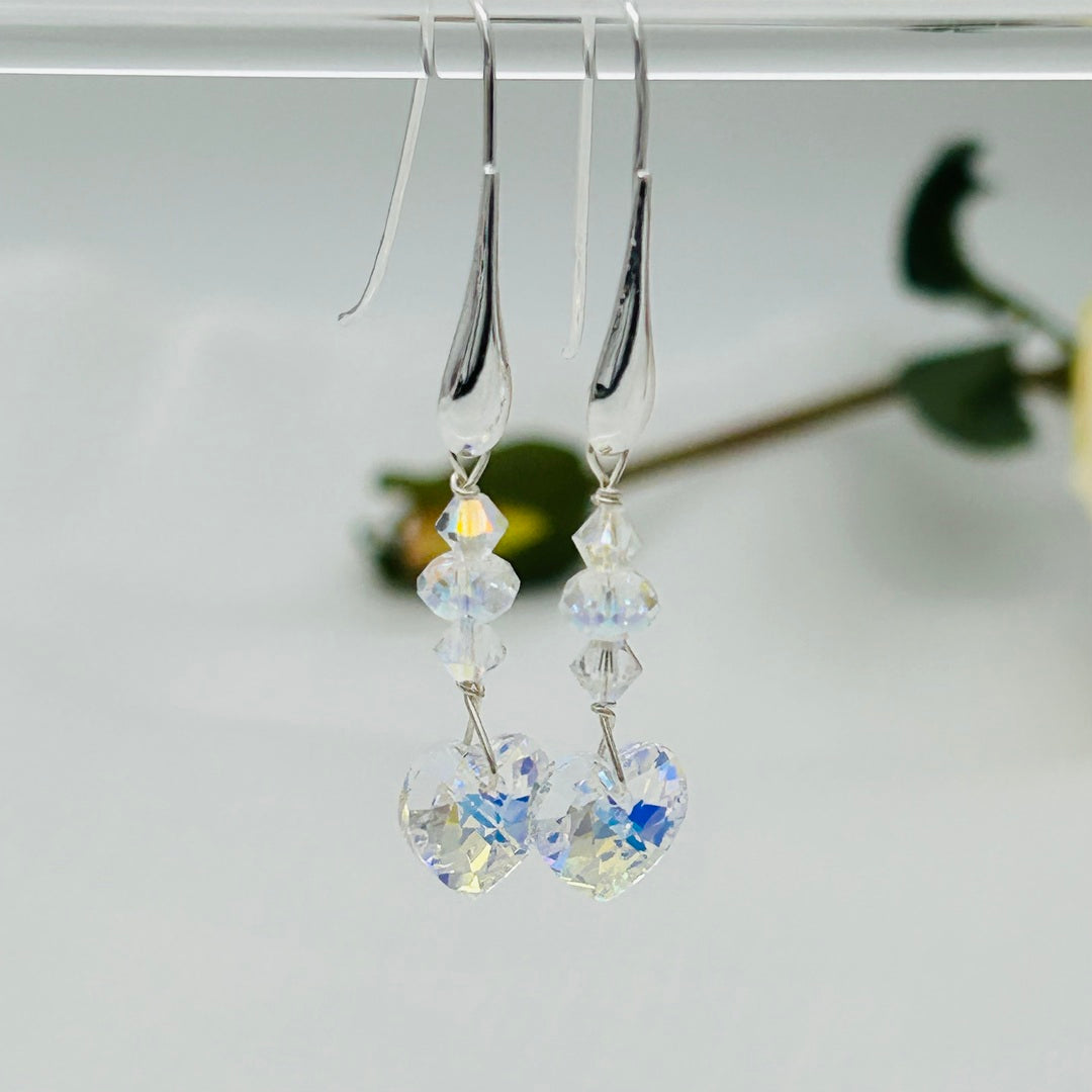 C1418SW Hearts Earrings