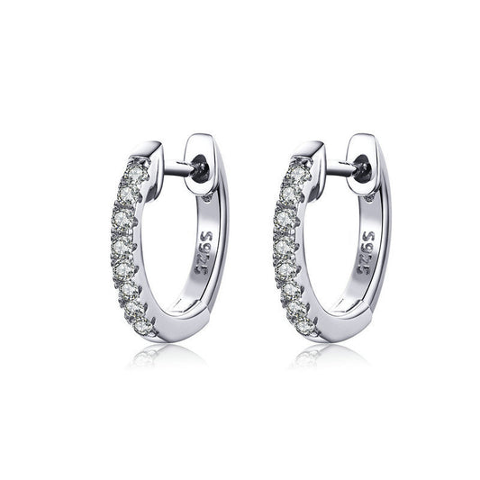 Z1854ER Hoop Earrings 2mm. x 12mm.