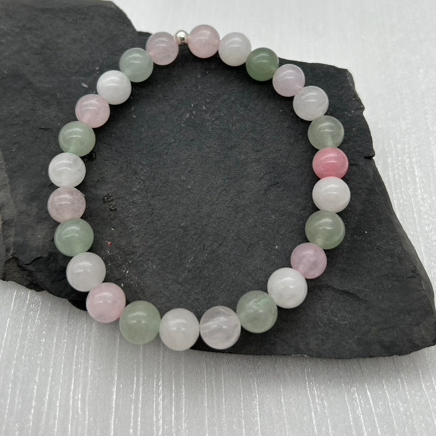 ST1113BL Salud Dinero Amor Bracelet 8"