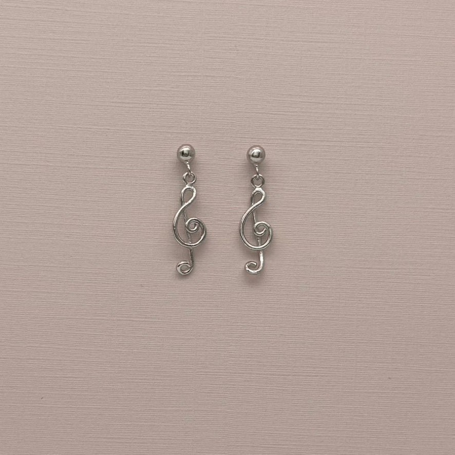 S1083 Musical Note Earrings
