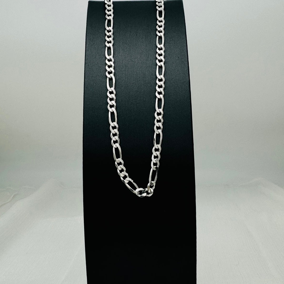 S1784CH Flat Figaro Chain 5mm. X 20"