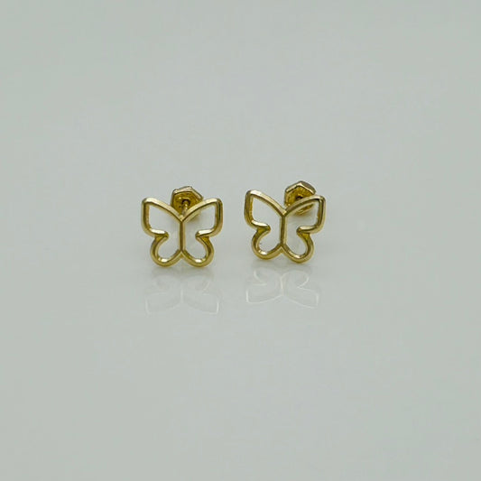 14KG364 Butterfly Earrings