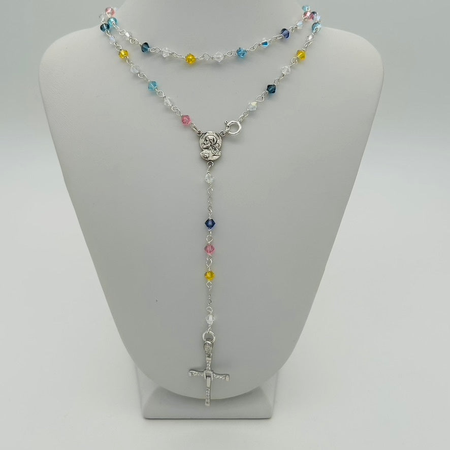 C1379SW Colorful Rosary 6mm. x 24"