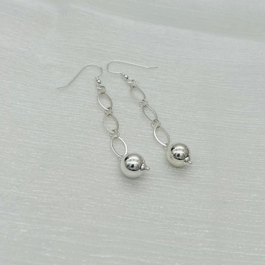 S1777 Ball Earrings 3"