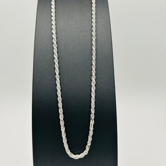 S1612CH Rope Chain 3.3mm. X 24"