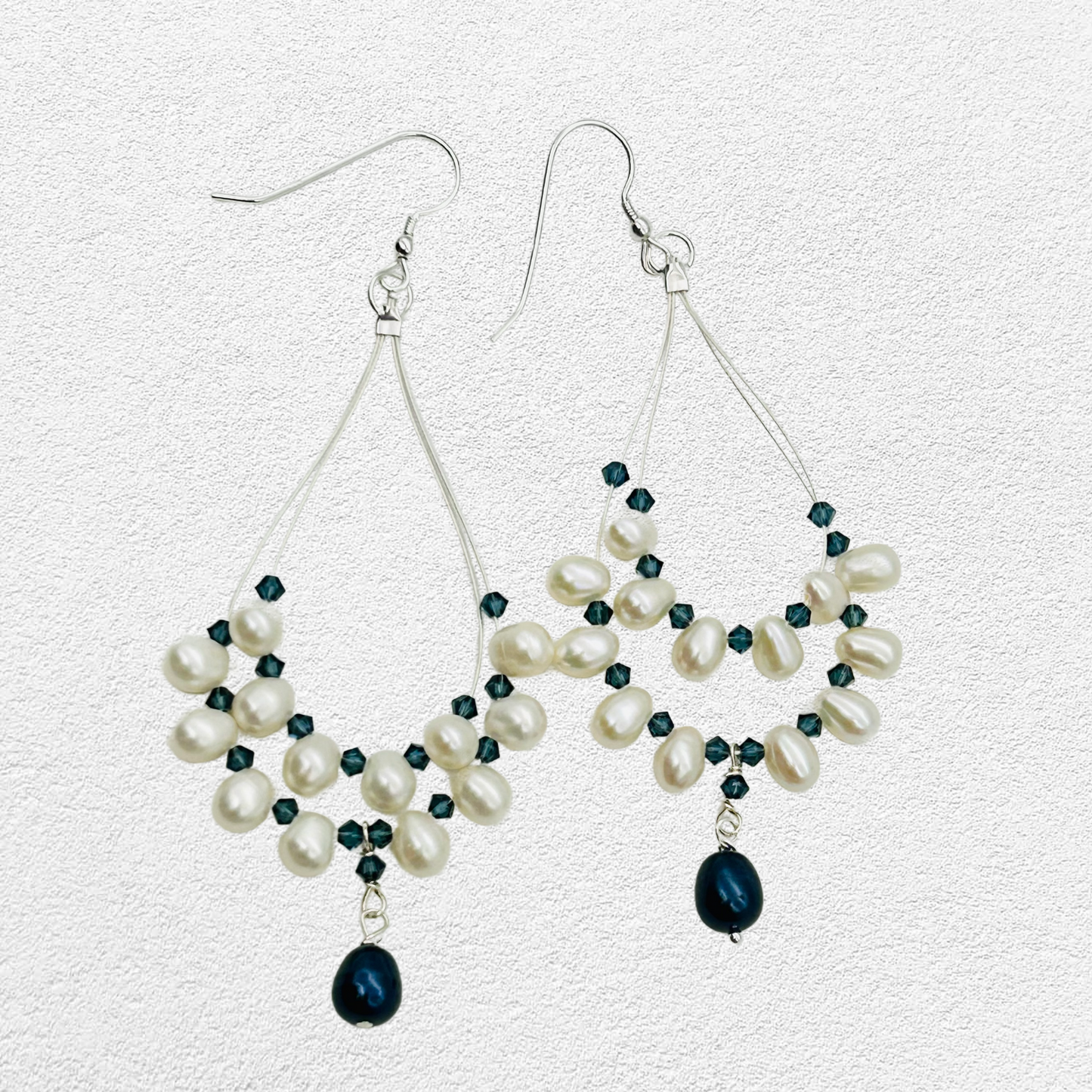 SH1023SW Pearls Earrings