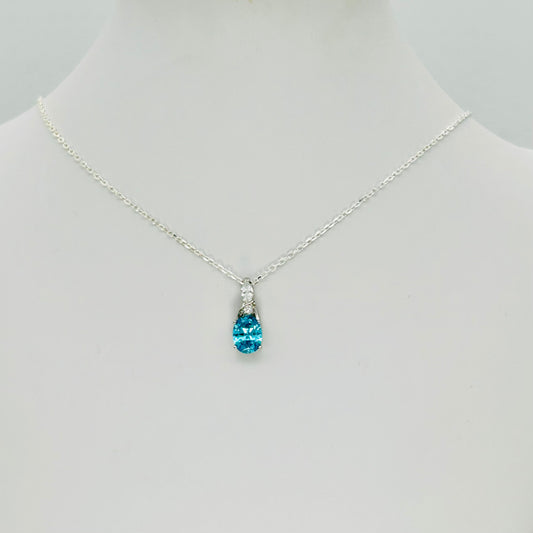 Z1910 Blue Necklace 18"