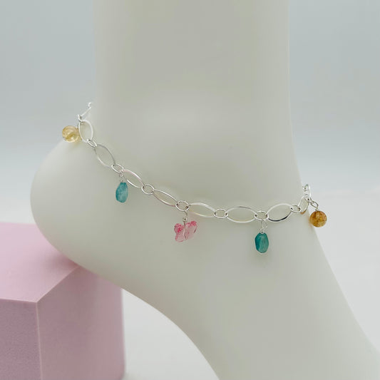 ST1984 Apatite Anklet 10"