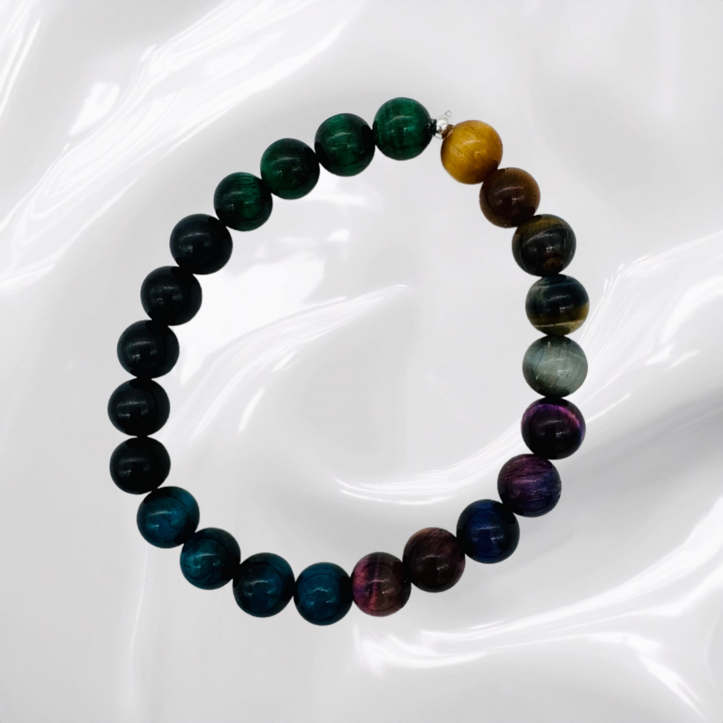 ST1934BL Tiger Eye Bracelet 7.5"