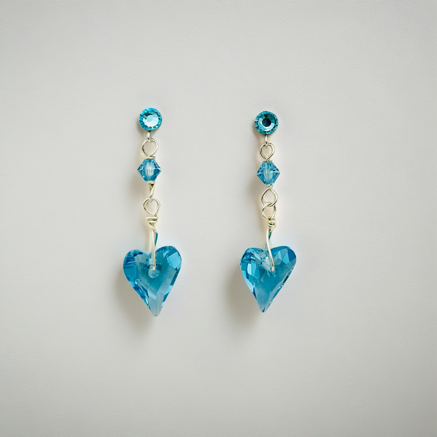 C1095SW Aqua Earrings