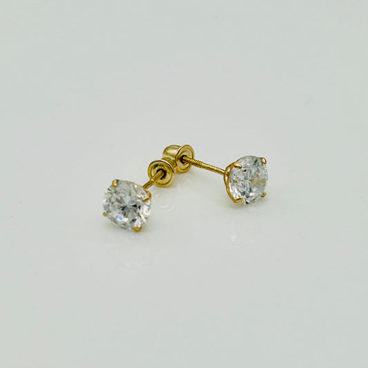 14KG187 Earrings 4mm.