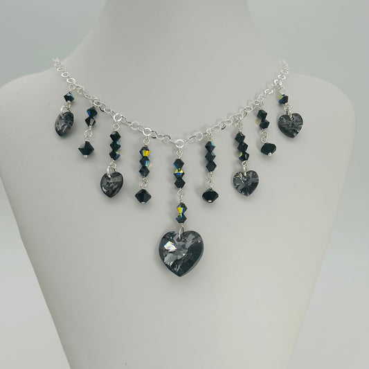 C1143 Necklace Black SW16"
