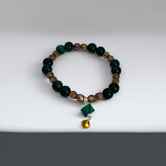 ST1491BL Moss Agate 7"