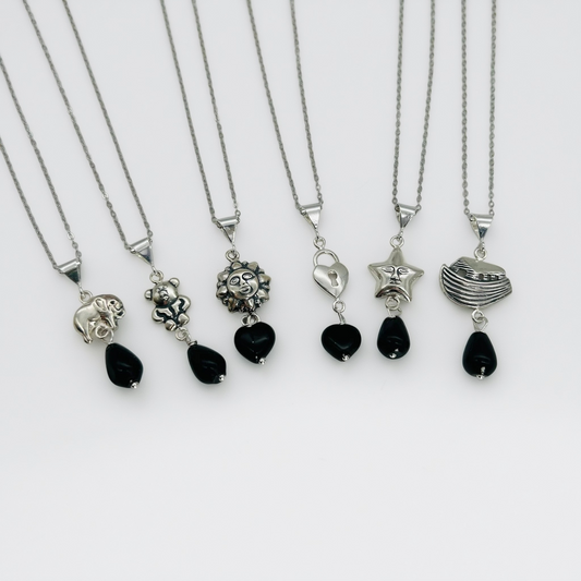 ST1402NL Assorted Charms Necklace 18"