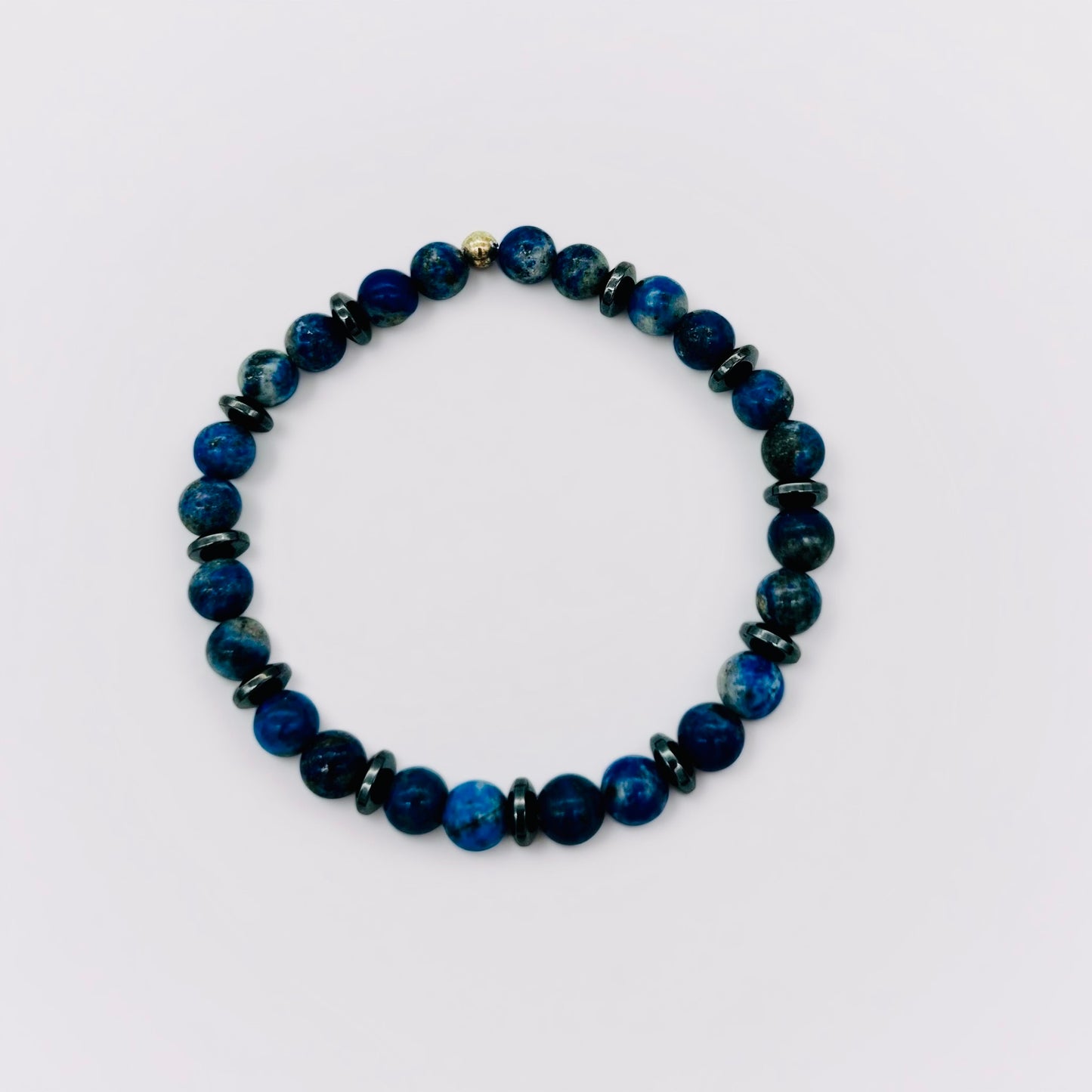 ST1899BL Lapis Lazuli Bracelet 7"