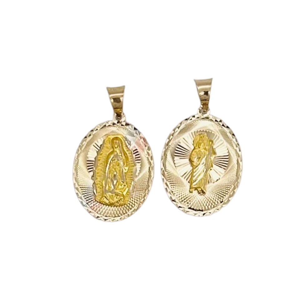 14KG429 Double sided Pendant