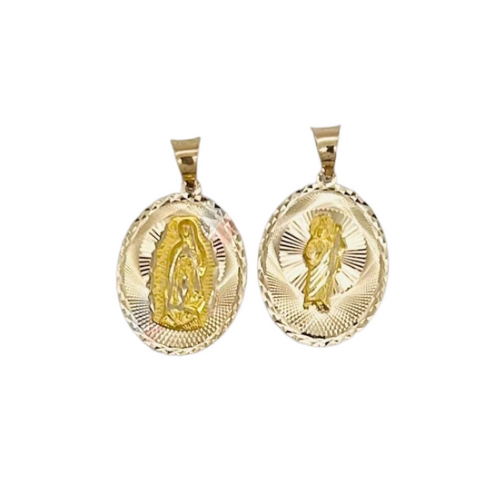 14KG429 Double sided Pendant