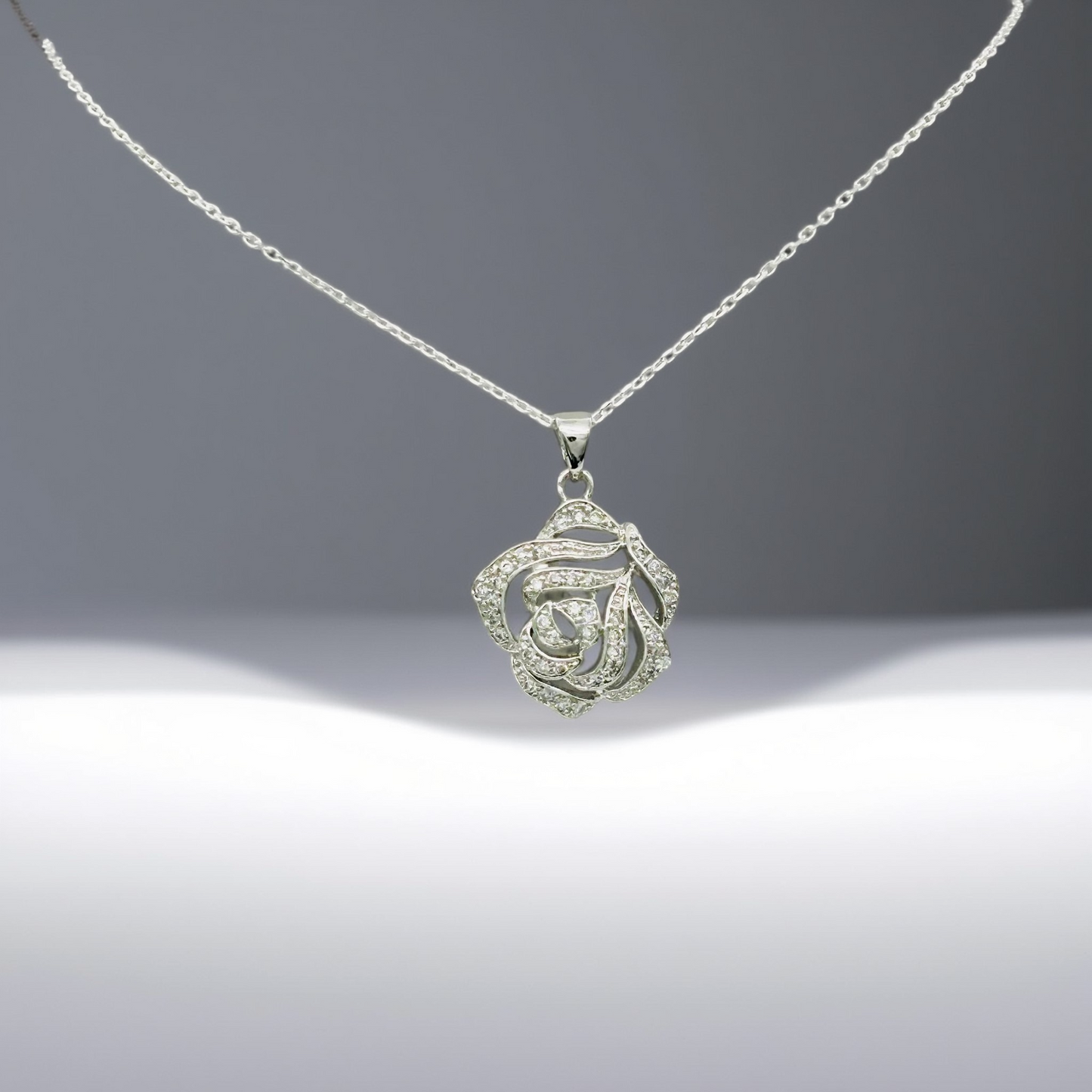 Z1399NL Flower Necklace 18"