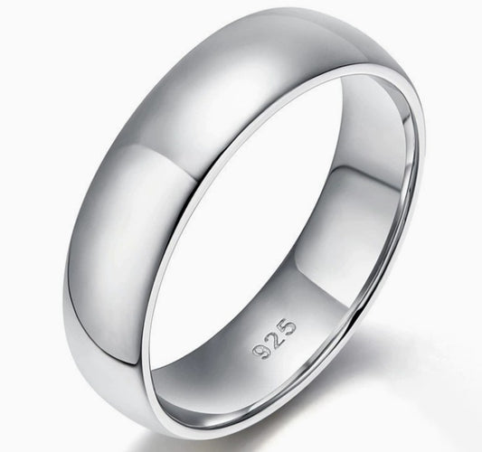 S852 Wedding Band 6mm.