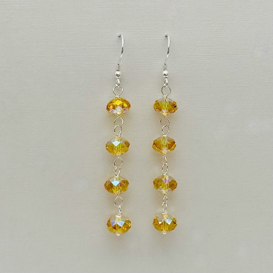 C1394SW Yellow Earrings