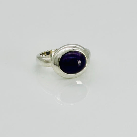 ST1666R Amethyst Ring #6