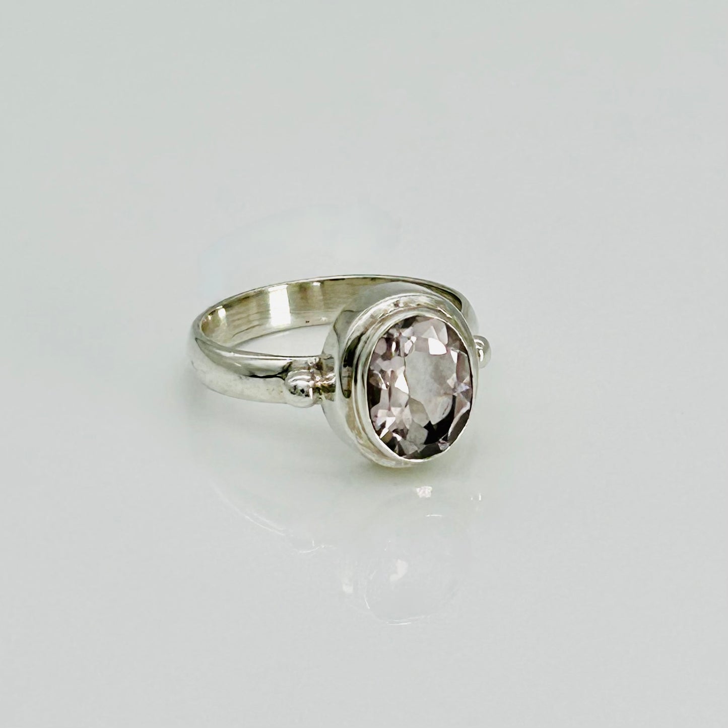 ST1654 Amethyst Ring #8.5