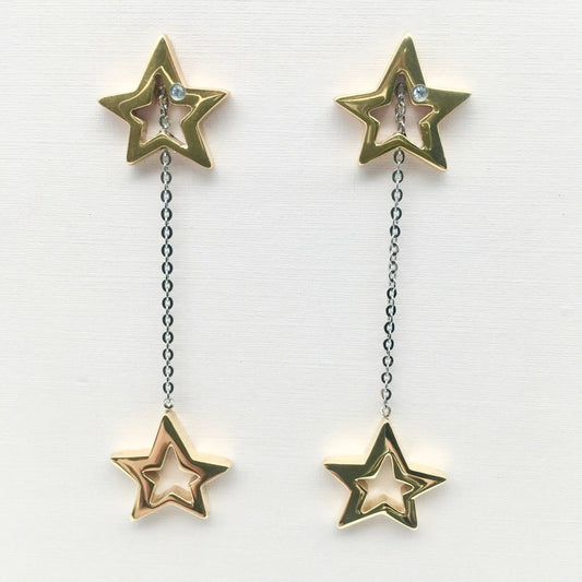SS1326ER Gold Plated Stars