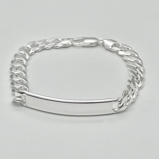 S1136 Curb Link ID Bracelet 8mm. X 8"